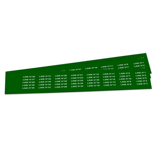 GRAFOPLAST - Schilder PVC 27X8 Grün