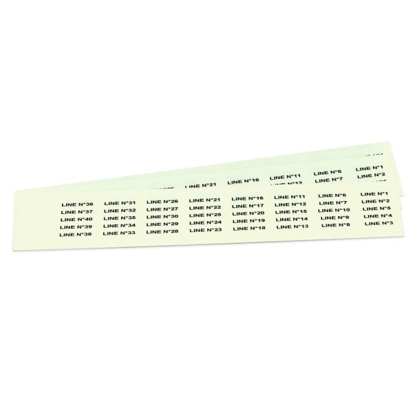 GRAFOPLAST - Schilder PVC 27X8 Fluo