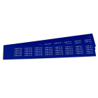 GRAFOPLAST - Schilder PVC 27X8 Blau