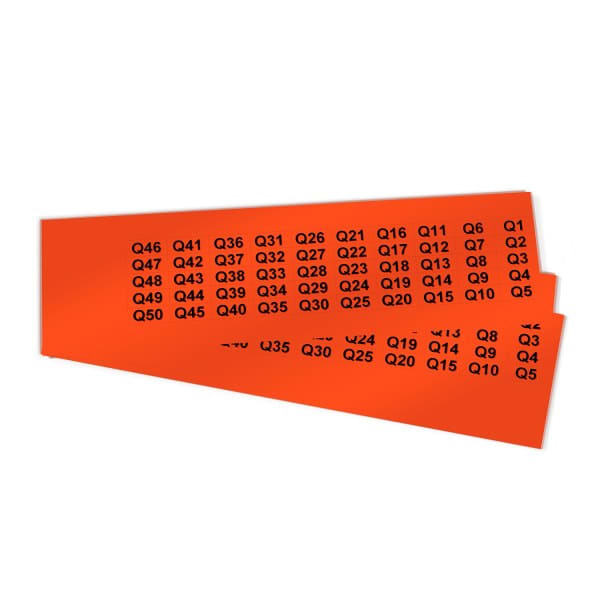 GRAFOPLAST - Schilder PVC 20X9 Orange