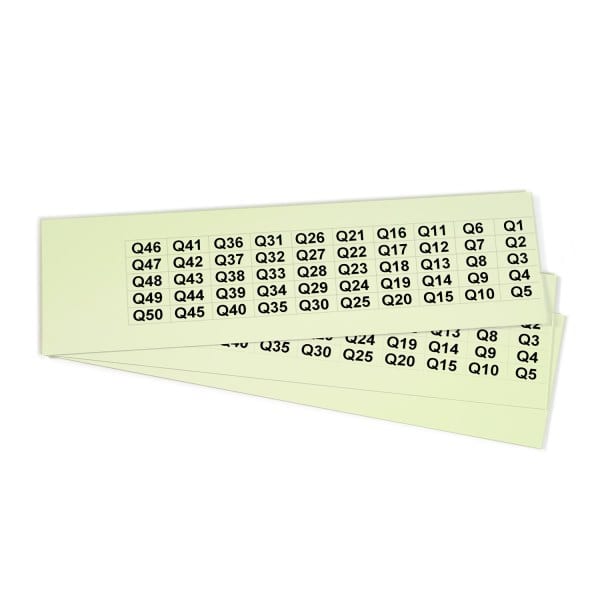 GRAFOPLAST - Schilder PVC 20X9 Fluo