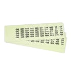 GRAFOPLAST - Schilder PVC 20X9 Fluo