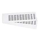GRAFOPLAST - Schilder PVC 20X9 Weiss
