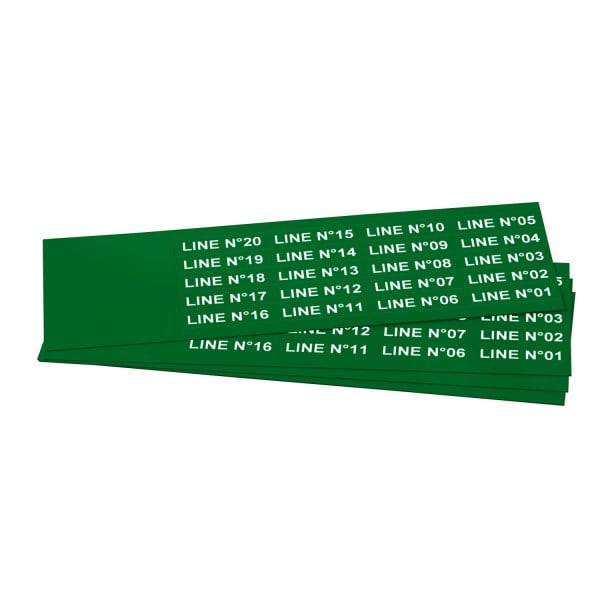 GRAFOPLAST - Schilder PVC 35X9 Grün