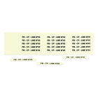 GRAFOPLAST - Schilder PVC 67X9 Fluo