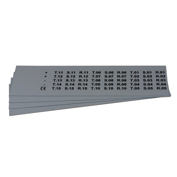 GRAFOPLAST - Schilder PVC 20X9,3 Grau