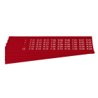 GRAFOPLAST - Schilder PVC 20X9,3 Rot