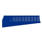 GRAFOPLAST - Schilder PVC 20X9,3 Blau