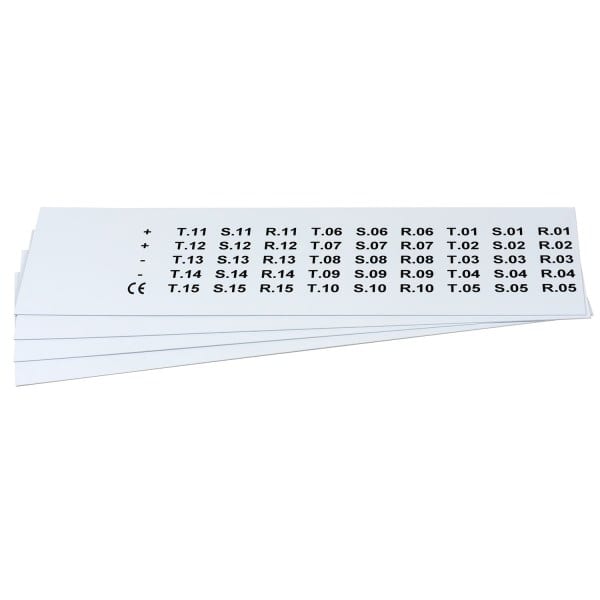 GRAFOPLAST - Schilder PVC 20X9,3 Weiss