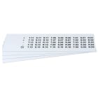 GRAFOPLAST - Schilder PVC 20X9,3 Weiss