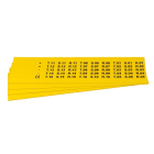 GRAFOPLAST - Schilder PVC 20X9,3 Gelb