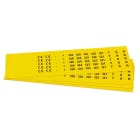 GRAFOPLAST - Schilder PVC 15X10 Gelb