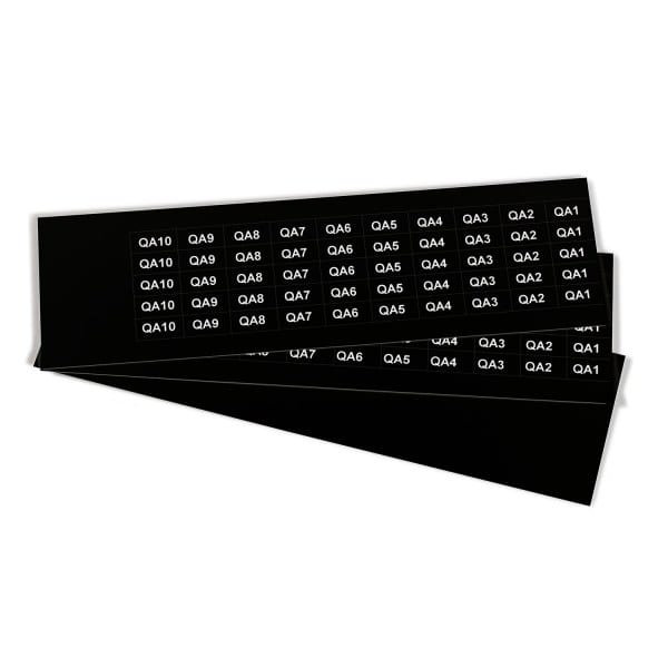 GRAFOPLAST - Schilder PVC 20X10 Schwarz