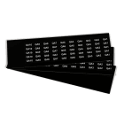GRAFOPLAST - Schilder PVC 20X10 Schwarz