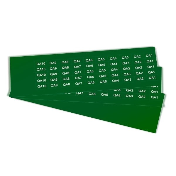 GRAFOPLAST - Schilder PVC 20X10 Grün
