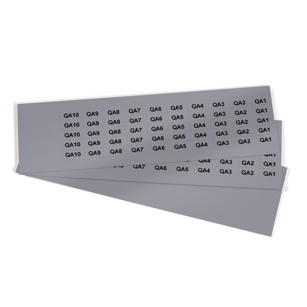 GRAFOPLAST - Schilder PVC 20X10 Grau
