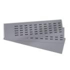 GRAFOPLAST - Schilder PVC 20X10 Grau