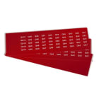 GRAFOPLAST - Schilder PVC 20X10 Rot