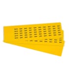 GRAFOPLAST - Schilder PVC 20X10 Gelb