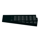 GRAFOPLAST - Schilder PVC 27X10 Schwarz