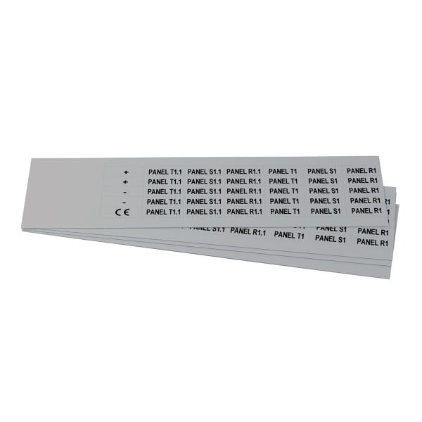 GRAFOPLAST - Schilder PVC 27X10 Grau