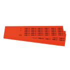 GRAFOPLAST - Schilder PVC 27X10 Orange