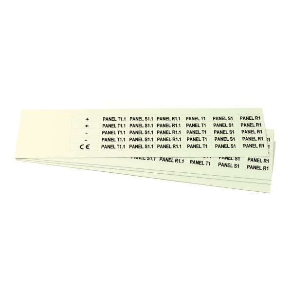 GRAFOPLAST - Schilder PVC 27X10 Fluo