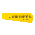 GRAFOPLAST - Schilder PVC 27X10 Gelb