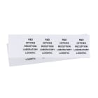 GRAFOPLAST - Schilder PVC 50X10 Weiss