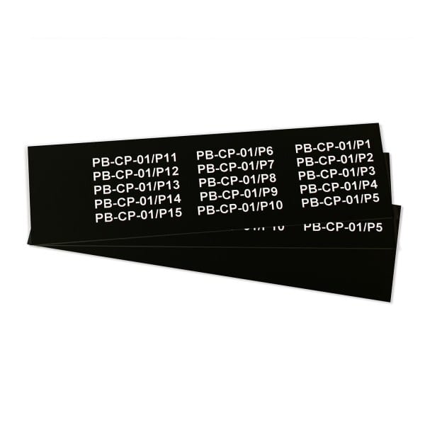 GRAFOPLAST - Schilder PVC 67X10 Schwarz
