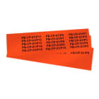 GRAFOPLAST - Klebeetikett PVC 67X10 Orange