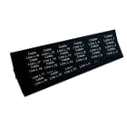 GRAFOPLAST - Schilder PVC 27X15 Schwarz