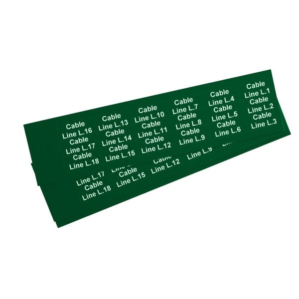 GRAFOPLAST - Schilder PVC 27X15 Grün