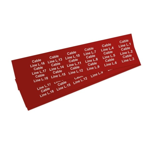 GRAFOPLAST - Schilder PVC 27X15 Rot