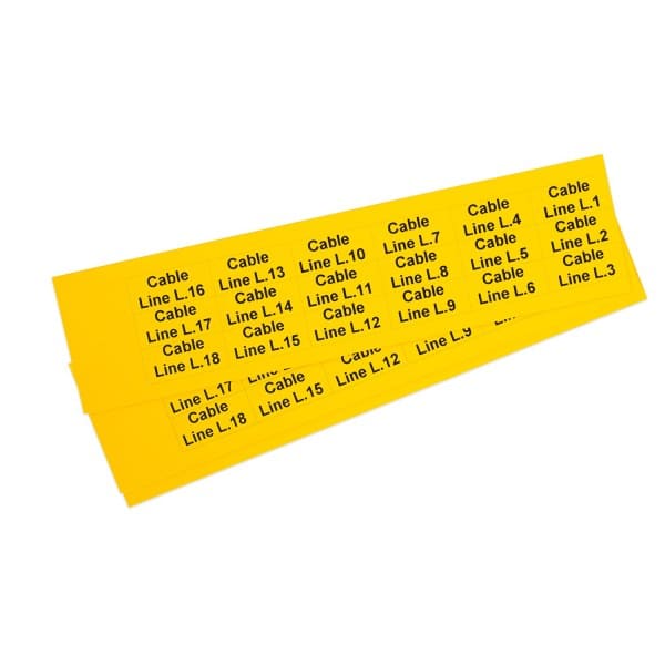 GRAFOPLAST - Schilder PVC 27X15 Gelb