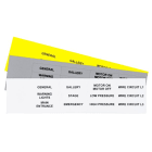 GRAFOPLAST - Klebeetikett PVC 27X15 Schw