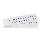 GRAFOPLAST - Klebeetikett PVC 17X20 Weiss