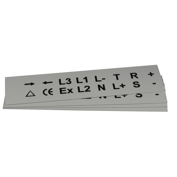 GRAFOPLAST - Schilder PVC 27X20 Grau