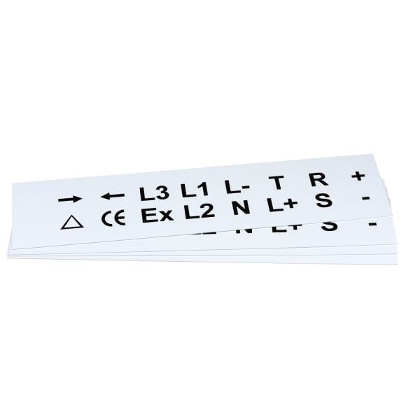 GRAFOPLAST - Klebeetikett PVC 27X20 Weiss