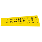 GRAFOPLAST - Klebeetikett PVC 27X20 Gelb
