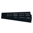GRAFOPLAST - Schilder PVC 50X20 Schwarz