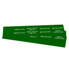 GRAFOPLAST - Klebeetikett PVC 50X20 Grün