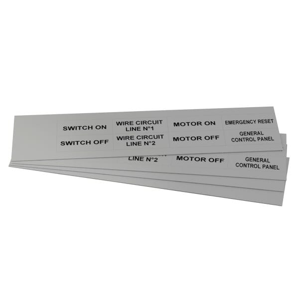 GRAFOPLAST - Schilder PVC 50X20 Grau