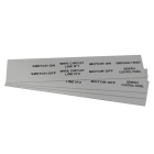 GRAFOPLAST - Klebeetikett PVC 50X20 Metal