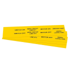 GRAFOPLAST - Klebeetikett PVC 50X20 Gelb