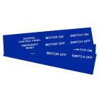 GRAFOPLAST - Schilder PVC 67X20 Blau