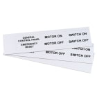 GRAFOPLAST - Schilder PVC 67X20 Weiss
