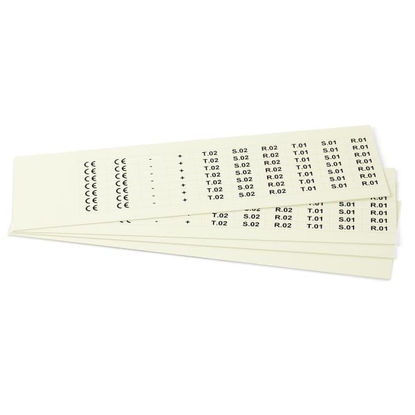 GRAFOPLAST - Klebeetikett PVC 20X7 Fluo