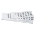 GRAFOPLAST - Klebeetikett PVC 20X7 Weiss