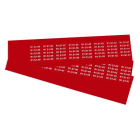 GRAFOPLAST - Klebeetikett PVC 25X7 Rot
